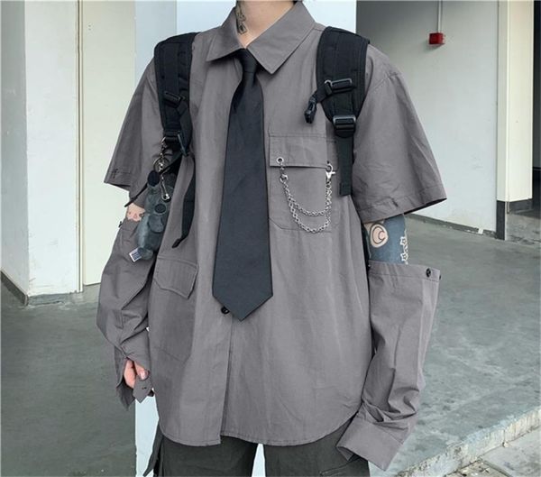 houzhou gray shirts women harajuku detachable sleeve oversized bf gothic blouse with tie vintage streetwear punk autumn shirt 22039393876, White
houzhou gray shirts women harajuku detachable sleeve oversized bf gothic blouse with tie vintage streetwear punk autumn shirt 22039393876, White