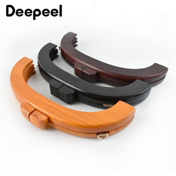 bag parts accessories 1/2pc deepeel 20*7.5cm handbag wooden handle kiss clasp fashion women's purse frame woven-bag replace handles har, Black
bag parts accessories 1/2pc deepeel 20*7.5cm handbag wooden handle kiss clasp fashion women's purse frame woven-bag replace handles har, Black