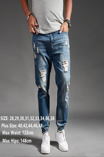 ripped jeans for men blue black denim mens jean homme harem hip hop plus size trousers 44 46 48 mens uomo fashions jogger pants3152281
ripped jeans for men blue black denim mens jean homme harem hip hop plus size trousers 44 46 48 mens uomo fashions jogger pants3152281