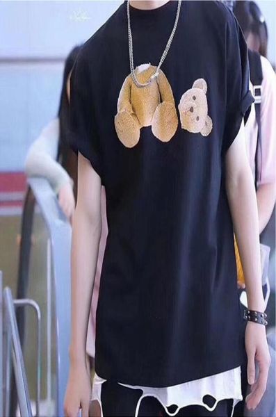 fashion brand european and american teddy bear tshirt men women letter printing short sleeves4927587, White;black
fashion brand european and american teddy bear tshirt men women letter printing short sleeves4927587, White;black