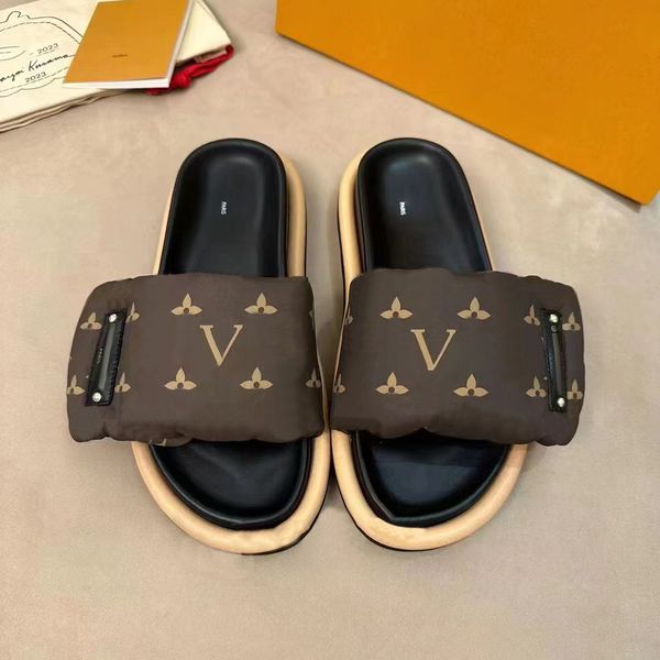 2023 summer new shoe designer man slipper woman sandal embossed slipper pool pillow comfort luxury fashion sandal adjustable slides flat sho, Black
2023 summer new shoe designer man slipper woman sandal embossed slipper pool pillow comfort luxury fashion sandal adjustable slides flat sho, Black