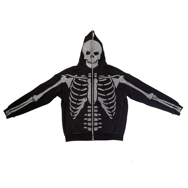 men's hoodies sweatshirts fall winter full zip hoodie sweatshirt for women halloween skeleton print hoodie 230829, Black
men's hoodies sweatshirts fall winter full zip hoodie sweatshirt for women halloween skeleton print hoodie 230829, Black