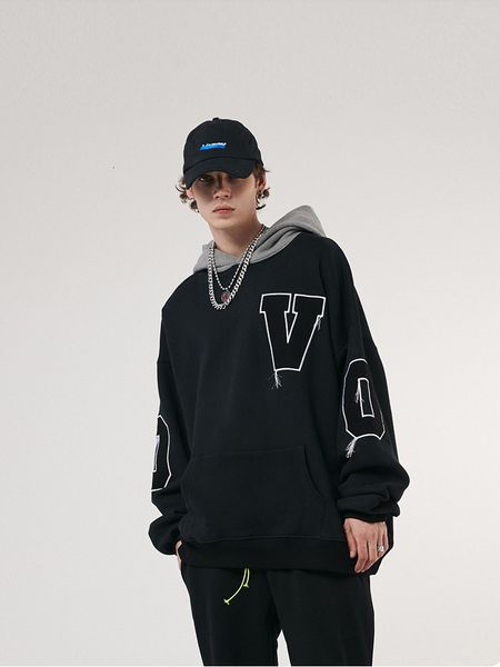 men's hoodies sweatshirts y2k hoodie simple embroidery letter plush loose shoulder inf men sweater 230829, Black
men's hoodies sweatshirts y2k hoodie simple embroidery letter plush loose shoulder inf men sweater 230829, Black