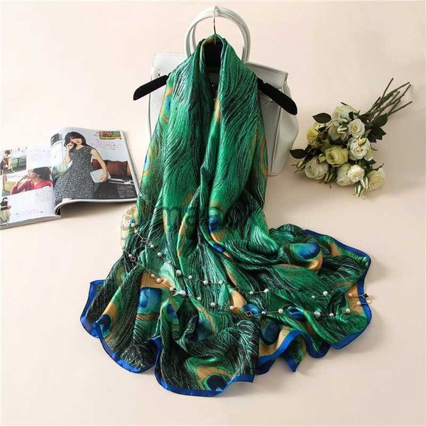 scarves fashion print shawl scarf for women green peacock satin silk headband wrap pashmina scarves lady beach stoles female hijab new hkd23, Blue;gray
scarves fashion print shawl scarf for women green peacock satin silk headband wrap pashmina scarves lady beach stoles female hijab new hkd23, Blue;gray