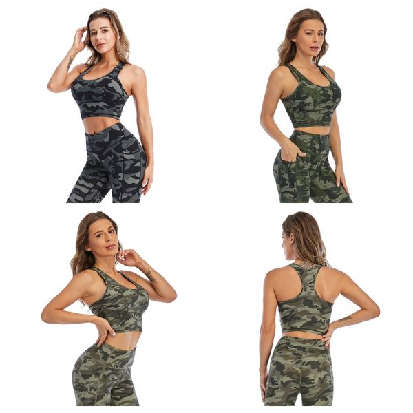 popular camouflage yoga tank women's back sports bra printed fitness bra no steel ring yoga suit women, White;red
popular camouflage yoga tank women's back sports bra printed fitness bra no steel ring yoga suit women, White;red
