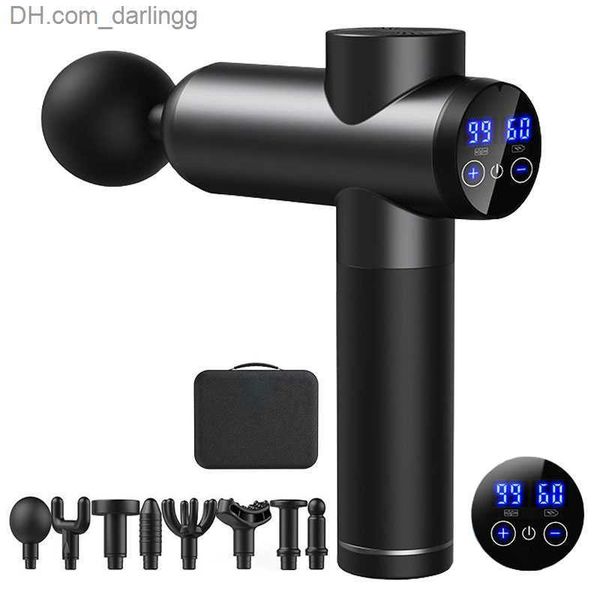 high frequency massage gun electric massager muscle relaxation with 8 heads for body fitness fascia q230830
high frequency massage gun electric massager muscle relaxation with 8 heads for body fitness fascia q230830