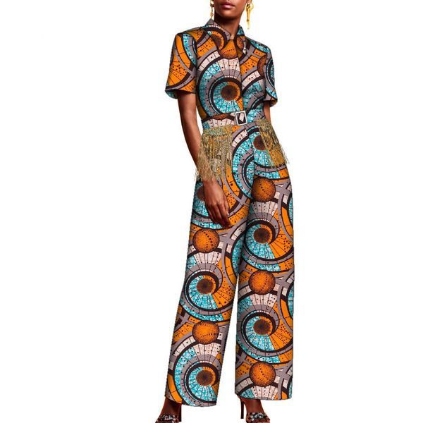 african women's printed romper street fashion jumpsuits ankara party clothing, Black;white
african women's printed romper street fashion jumpsuits ankara party clothing, Black;white