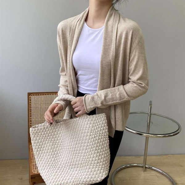 sweaters shawls spring and autumn wear womens temperament simple style outerwear, White;black
sweaters shawls spring and autumn wear womens temperament simple style outerwear, White;black
