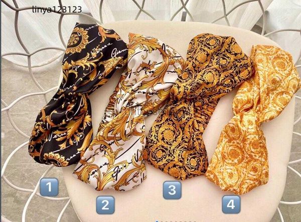 designer silk headbands 2022 new arrival luxury women girls gold yellow flowers hair bands scarf hair accessories gifts headwraps high quali, Silver
designer silk headbands 2022 new arrival luxury women girls gold yellow flowers hair bands scarf hair accessories gifts headwraps high quali, Silver