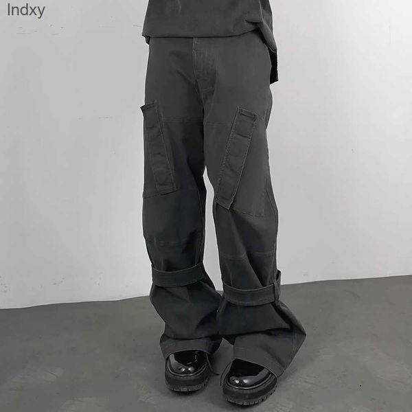 streetwear multi-pockets lace up cargo pants for men and women straight casual baggy overalls oversized, Black
streetwear multi-pockets lace up cargo pants for men and women straight casual baggy overalls oversized, Black