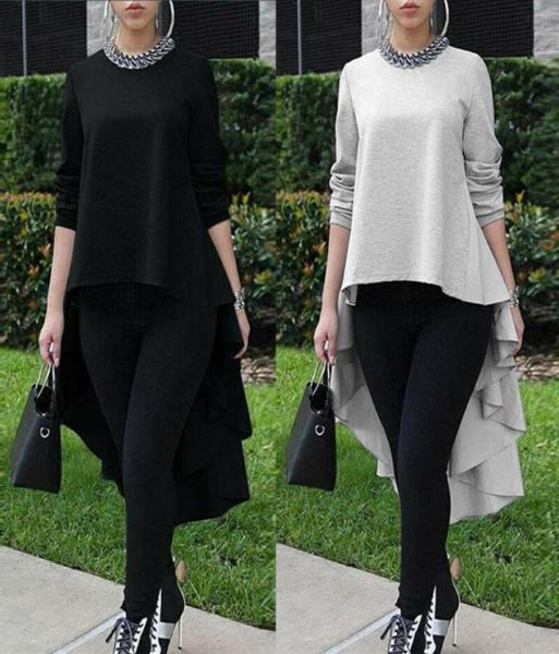 brand new women solid loose blouse shirt asymmetrical sleeve long high low size waterfall tuxedo plus size23034842721, White
brand new women solid loose blouse shirt asymmetrical sleeve long high low size waterfall tuxedo plus size23034842721, White