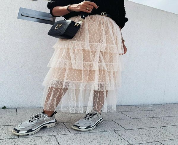 2019 new arrival womens girl tutu skirt prom crinoline party skirt tulle pleated dot mesh sheer elegant chic slim casual skirt6476900, Black
2019 new arrival womens girl tutu skirt prom crinoline party skirt tulle pleated dot mesh sheer elegant chic slim casual skirt6476900, Black