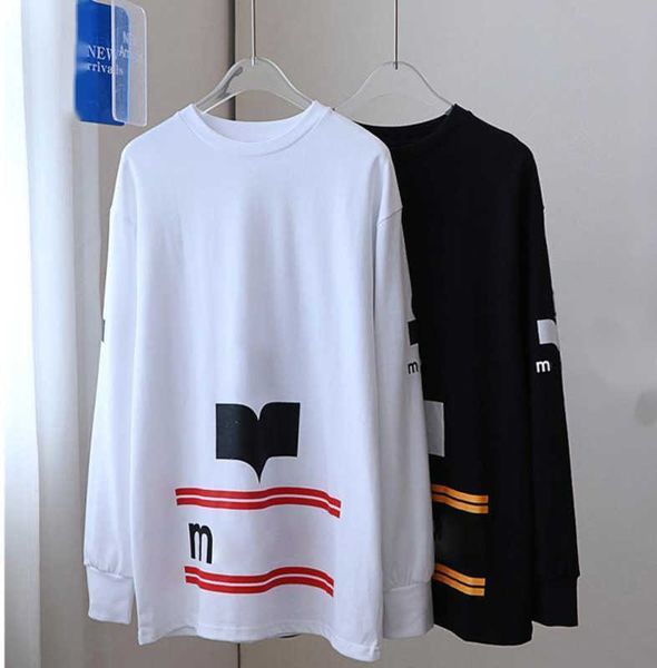 isabel marant letter casual loose sweatshirt women designer long sleeved sweater cotton tshirts, White
isabel marant letter casual loose sweatshirt women designer long sleeved sweater cotton tshirts, White