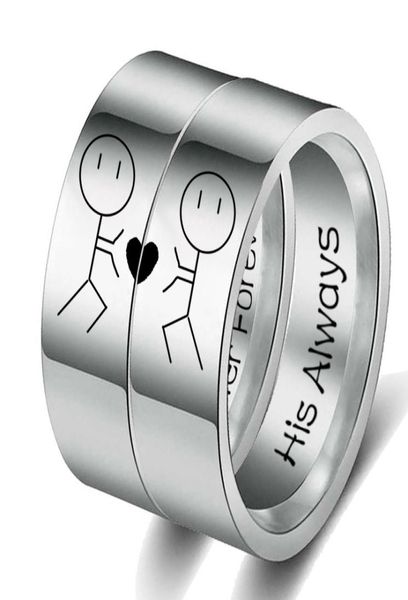 his always her forever couple ring simple wedding engagement lovers rings valentine039s present7155503, Silver
his always her forever couple ring simple wedding engagement lovers rings valentine039s present7155503, Silver