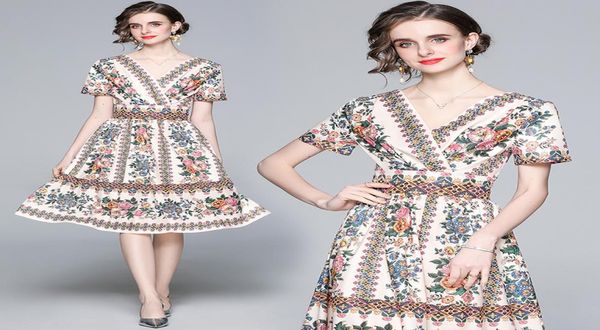 summer dress highend short sleeve printed dress fashion elegant vneck lady dresses party dresses3829512, White;black
summer dress highend short sleeve printed dress fashion elegant vneck lady dresses party dresses3829512, White;black