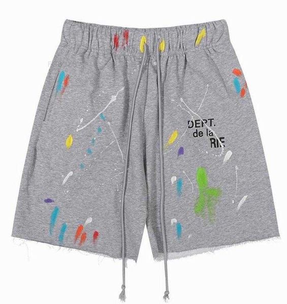 hexp men's wmens shorts american fashion brand galleryes depts hand painted splash printing pure cotton terry fog high street 5 point c, White;black
hexp men's wmens shorts american fashion brand galleryes depts hand painted splash printing pure cotton terry fog high street 5 point c, White;black