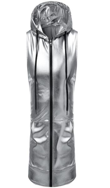 hooded t shirt men 2018 shiny silver metallic zipper night club tshirt men casual harajuku streetwear tee shirt homme camiseta6581269, White;black
hooded t shirt men 2018 shiny silver metallic zipper night club tshirt men casual harajuku streetwear tee shirt homme camiseta6581269, White;black