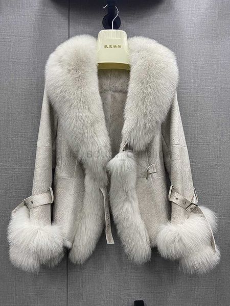 women's fur faux fur women winter real fox fur collar coat skin real rabbit fur inner warm jackets ladies fur outwear, Black
women's fur faux fur women winter real fox fur collar coat skin real rabbit fur inner warm jackets ladies fur outwear, Black