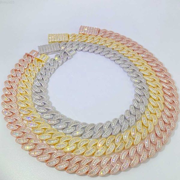 selling hip hop heavy vvs baguette moissanite miami 20mm iced out cuban diamond chain, Silver
selling hip hop heavy vvs baguette moissanite miami 20mm iced out cuban diamond chain, Silver