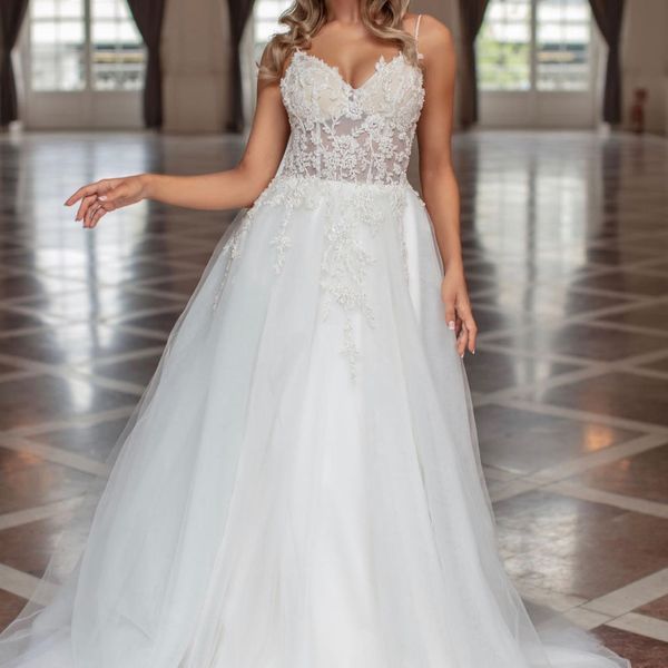 white spaghetti straps v-neck backless court train a-line wedding dresses graceful appliques lace princess bride gown
white spaghetti straps v-neck backless court train a-line wedding dresses graceful appliques lace princess bride gown