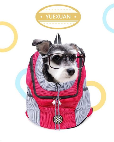 

yuexuan design pet dog cat carrier totes bag for dogs soft backpack out double shoulder portable travel backpack outdoor dog cat bag travel