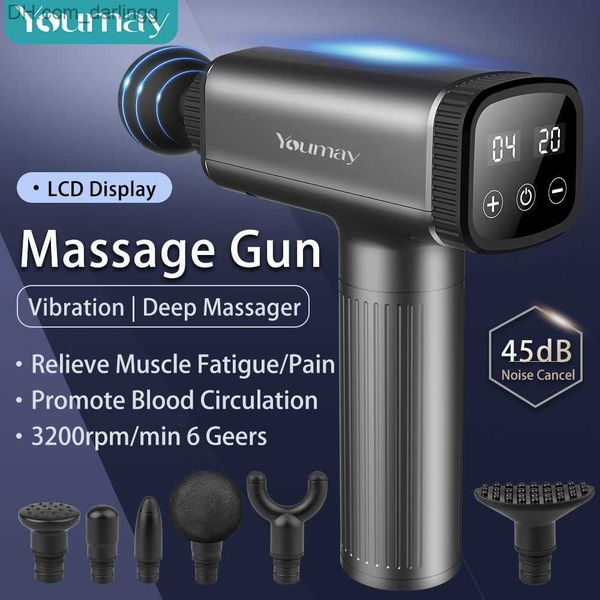 youmay massage gun fascia sport therapy muscle massager body relaxation pain relief slimming shaping lcd display q230830
youmay massage gun fascia sport therapy muscle massager body relaxation pain relief slimming shaping lcd display q230830
