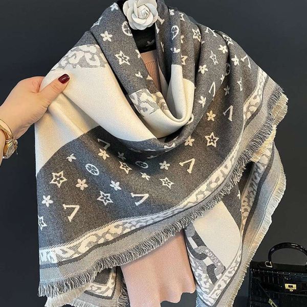 scarf women winter korean style thickened letter high grade warm office air condition room shawl, Blue;gray
scarf women winter korean style thickened letter high grade warm office air condition room shawl, Blue;gray
