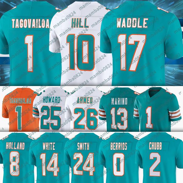 1 tua tagovailoa miamis football dolphines jersey jaylen waddle jalen ramsey tyreek hill de'von achane salvon ahmed cam smith xavien ho, Black;red
1 tua tagovailoa miamis football dolphines jersey jaylen waddle jalen ramsey tyreek hill de'von achane salvon ahmed cam smith xavien ho, Black;red
