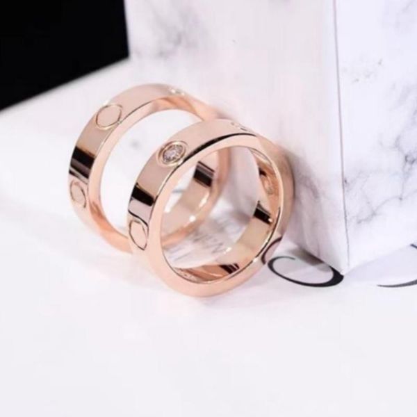 designer ring 4mm 5mm 6mm titanium steel love ring rose gold ring couples ring for gift wedding ring, Silver
designer ring 4mm 5mm 6mm titanium steel love ring rose gold ring couples ring for gift wedding ring, Silver