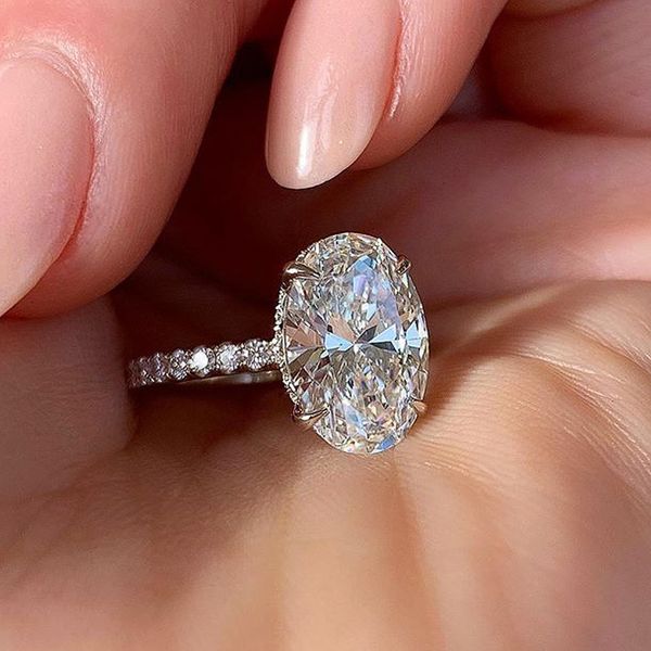 band rings huitan oval finger ring brilliant cz stone four prong setting classic wedding anniversary gift for wife girlfriend 230829, Silver
band rings huitan oval finger ring brilliant cz stone four prong setting classic wedding anniversary gift for wife girlfriend 230829, Silver