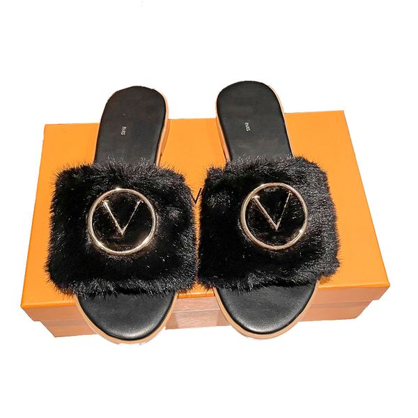23 famous designers women slippers sandals lamb hair flat bottom anti slip lazy slippers open back shoes round head slippers comfortable lux, Black
23 famous designers women slippers sandals lamb hair flat bottom anti slip lazy slippers open back shoes round head slippers comfortable lux, Black