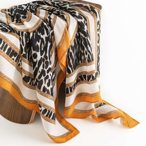 leopard print warp knitted printed lengthened scarf for women affordable style warm keeping and cold proof shawl, Blue;gray
leopard print warp knitted printed lengthened scarf for women affordable style warm keeping and cold proof shawl, Blue;gray
