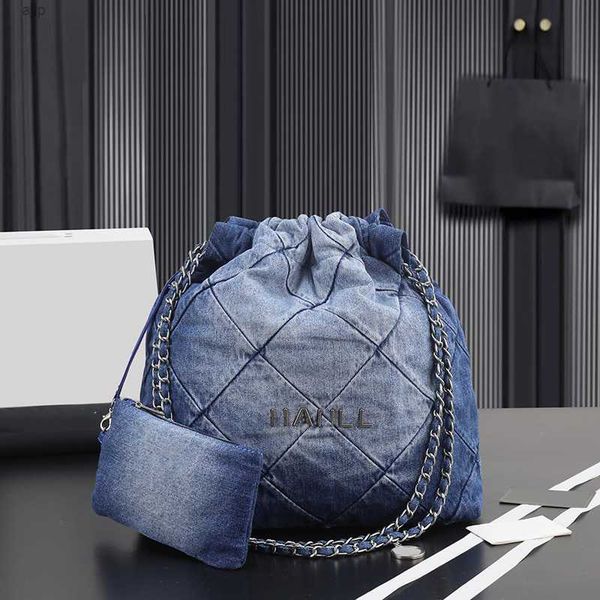 womens blue denim cowboy jeans 22 shopping bags classic quilted large capacity with coin poucch silver metal hardware matelasse chain should
womens blue denim cowboy jeans 22 shopping bags classic quilted large capacity with coin poucch silver metal hardware matelasse chain should