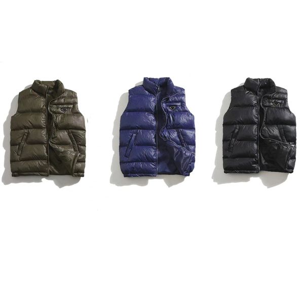 men designer vest men coat autumn winter standing neck red mark triangle sign mens down cotton coat vests sports casual thickened warm mens, Black;white
men designer vest men coat autumn winter standing neck red mark triangle sign mens down cotton coat vests sports casual thickened warm mens, Black;white