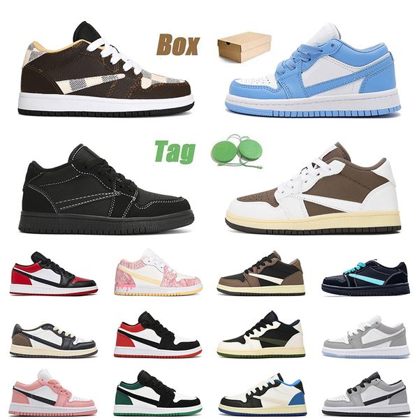 aaa+1s kids jumpman 1 designer sneakers j1s baby kid shoes reverse mocha olive black phantom wolf grey unc children loafers walking og train
aaa+1s kids jumpman 1 designer sneakers j1s baby kid shoes reverse mocha olive black phantom wolf grey unc children loafers walking og train