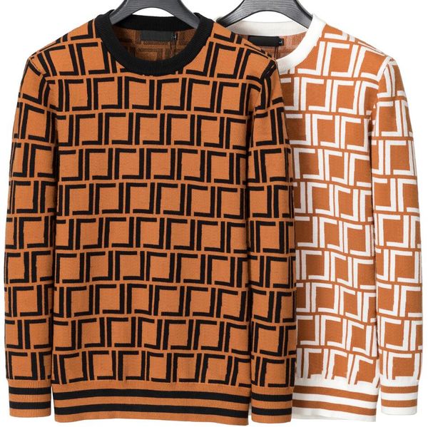 fall designer women's sweater fashion high-end luxury men's sweater soft and comfortable warm f letter color combination large siz, White;black
fall designer women's sweater fashion high-end luxury men's sweater soft and comfortable warm f letter color combination large siz, White;black
