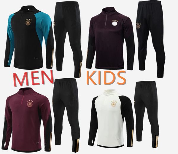 22 23 24 germany soccer tracksuit kroos gnabry werner draxler reus muller gotze football shirt 2022 2023 germany world training suit cup men, Black
22 23 24 germany soccer tracksuit kroos gnabry werner draxler reus muller gotze football shirt 2022 2023 germany world training suit cup men, Black