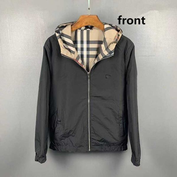 bby designer jacket men casual hooded coat burb double-sided wearable jackets tb warhorse embroidery men's hoodie fashion trench coats, Black;brown
bby designer jacket men casual hooded coat burb double-sided wearable jackets tb warhorse embroidery men's hoodie fashion trench coats, Black;brown