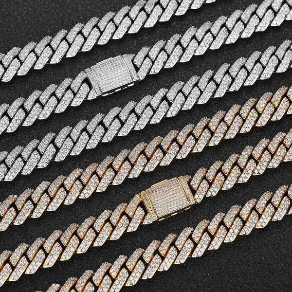 cross-border hiphop 10mm flip buckle rhombus cuban chain men's necklace tide brand personalized zircon wholesale, Silver
cross-border hiphop 10mm flip buckle rhombus cuban chain men's necklace tide brand personalized zircon wholesale, Silver