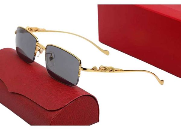 mens designer sunglasses for woman glasses leopard head composite metal rimless optical frame classic rectangle with box luxury gold sunshad, White;black
mens designer sunglasses for woman glasses leopard head composite metal rimless optical frame classic rectangle with box luxury gold sunshad, White;black