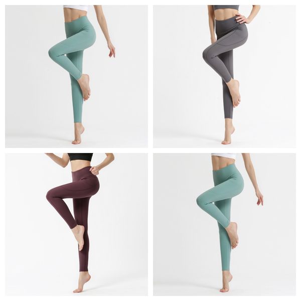 new yoga pants women's side pocket nude fit fitness pants european and american tight elastic casual running pants, White;red
new yoga pants women's side pocket nude fit fitness pants european and american tight elastic casual running pants, White;red