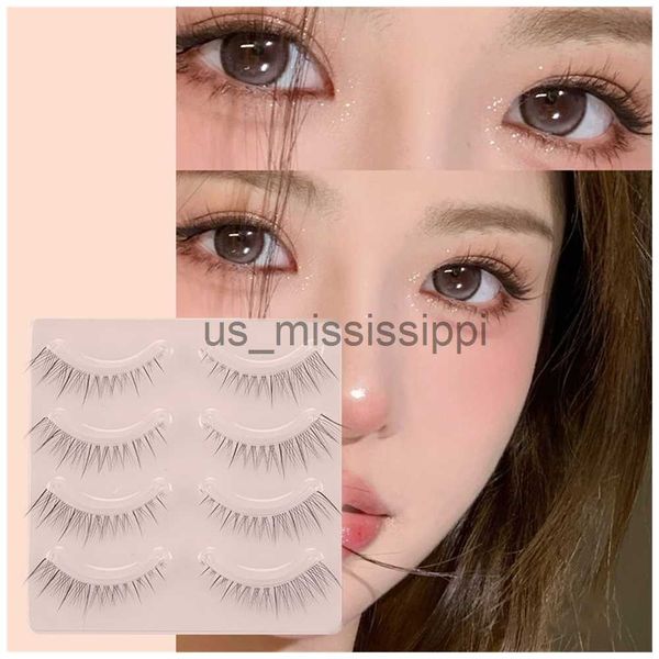 false eyelashes 4pairs natural false eyelashes thin band hand made short lighter eyelash cosplay korean fashion wispy extension makeup tools
false eyelashes 4pairs natural false eyelashes thin band hand made short lighter eyelash cosplay korean fashion wispy extension makeup tools
