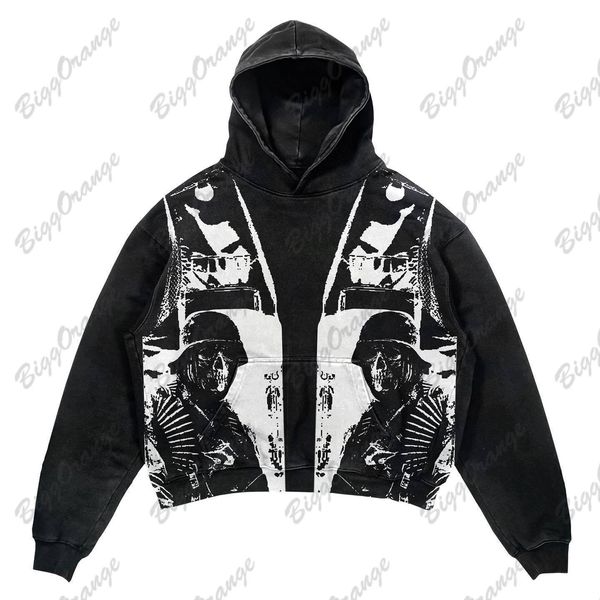 men's hoodies sweatshirts autumn and winter retro men y2k hip-hop hoodie fashion print casual harajuku street couple clothing sweater a, Black
men's hoodies sweatshirts autumn and winter retro men y2k hip-hop hoodie fashion print casual harajuku street couple clothing sweater a, Black
