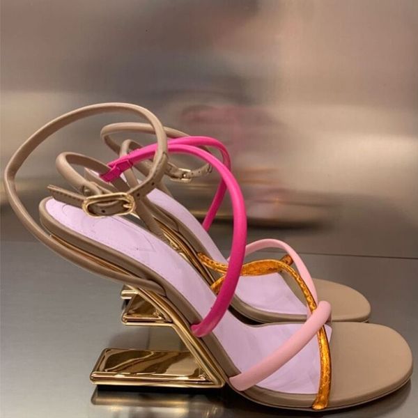 sandals mixed color strange heel women straps high heels prom dress shoes gladiator pumps wedges 230830, Black
sandals mixed color strange heel women straps high heels prom dress shoes gladiator pumps wedges 230830, Black