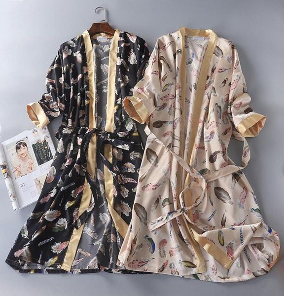 women039s sleepwear spring couple bathrobe three quarter silk robe home clothing satin print kimono robes men women long sleep 2970990, Black;red
women039s sleepwear spring couple bathrobe three quarter silk robe home clothing satin print kimono robes men women long sleep 2970990, Black;red