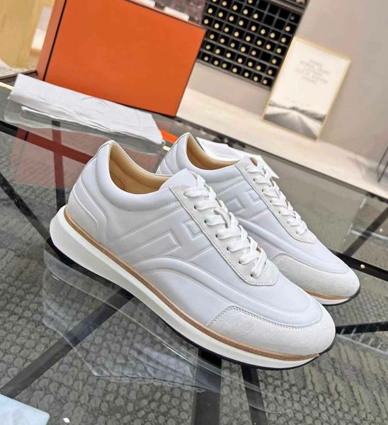 deep sneaker shoes rubber sole trainers shoes famous brands white black calfskin leather men's casual walking eu38-46
deep sneaker shoes rubber sole trainers shoes famous brands white black calfskin leather men's casual walking eu38-46