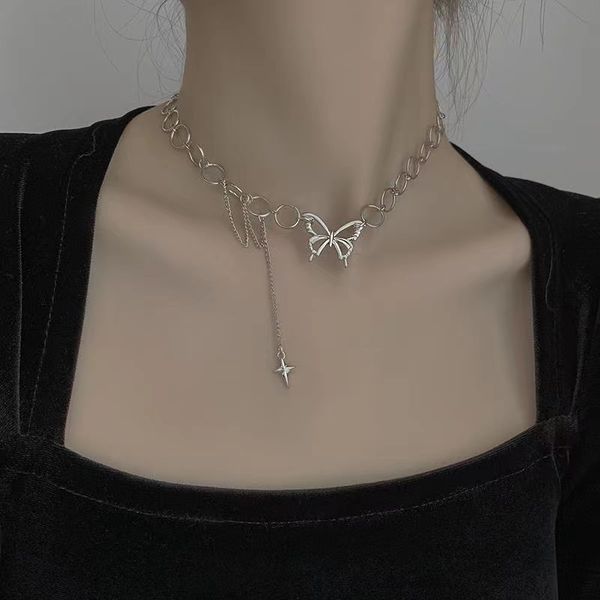 butterfly necklace women's clavicle chain ins cool style short neck chain fashion 2023 new neck jewelry niche design, Golden;silver
butterfly necklace women's clavicle chain ins cool style short neck chain fashion 2023 new neck jewelry niche design, Golden;silver
