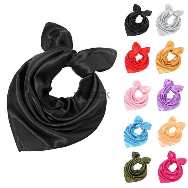 scarves 60cm square silk scarf solid color women outdoor headbands hair band wrist wraps elegant girls multifunctional scarf hkd230830, Blue;gray
scarves 60cm square silk scarf solid color women outdoor headbands hair band wrist wraps elegant girls multifunctional scarf hkd230830, Blue;gray