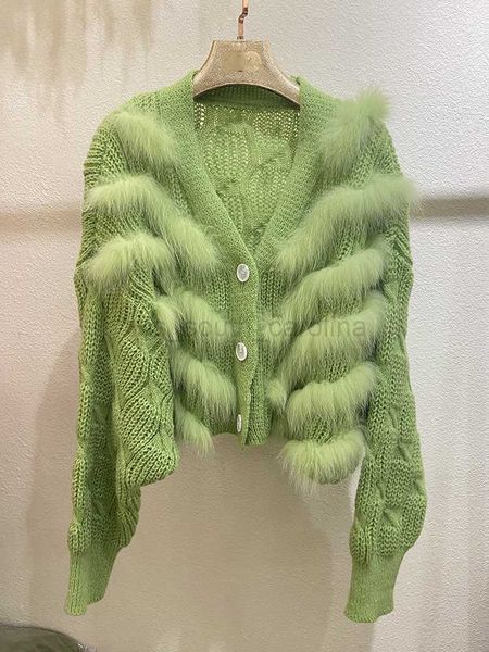 women's fur faux fur 2023 spring thin women loose real fox fur decoration sweater autumn real fur knitted wear, Black
women's fur faux fur 2023 spring thin women loose real fox fur decoration sweater autumn real fur knitted wear, Black