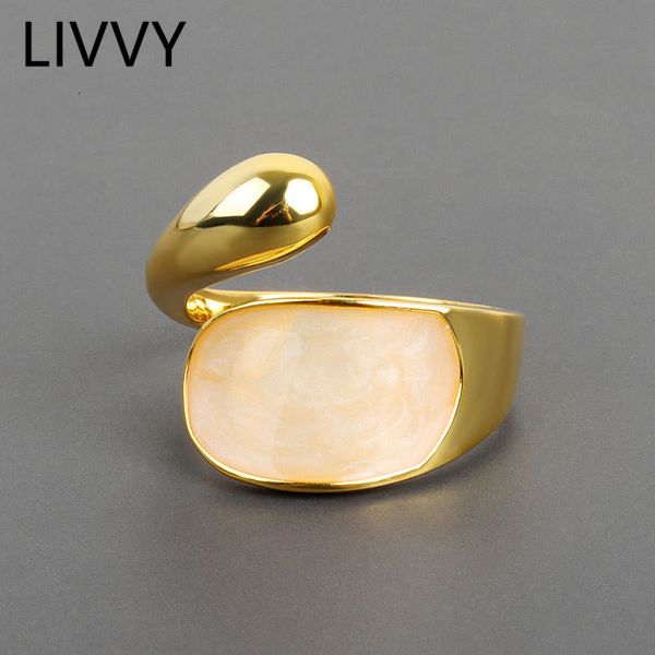 band rings livvy silver color minimalist irregular for women couples vintage jewelry simple open ring gift 230830
band rings livvy silver color minimalist irregular for women couples vintage jewelry simple open ring gift 230830
